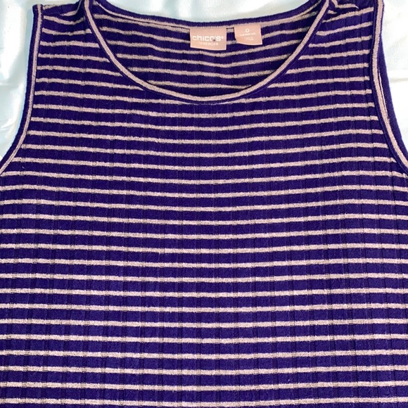 Size Small 0 Chico’s‎ Tank Top Tee T-Shirt - Picture 2 of 6